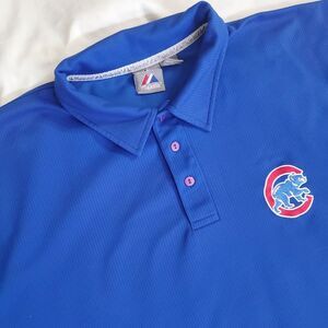 Majestic Chicago‎ Cubs Polo Shirt Size 2XL